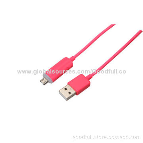 Micro USB2.0 Data Cable Assembly, RoHS Directive Compliant
